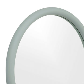 Gertrude Round Mirror (Dusty Blue)