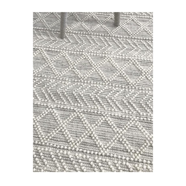 Grey Geometric Rectangle Rug Buy Moroccan Textural Flatweave Online Life Interiors