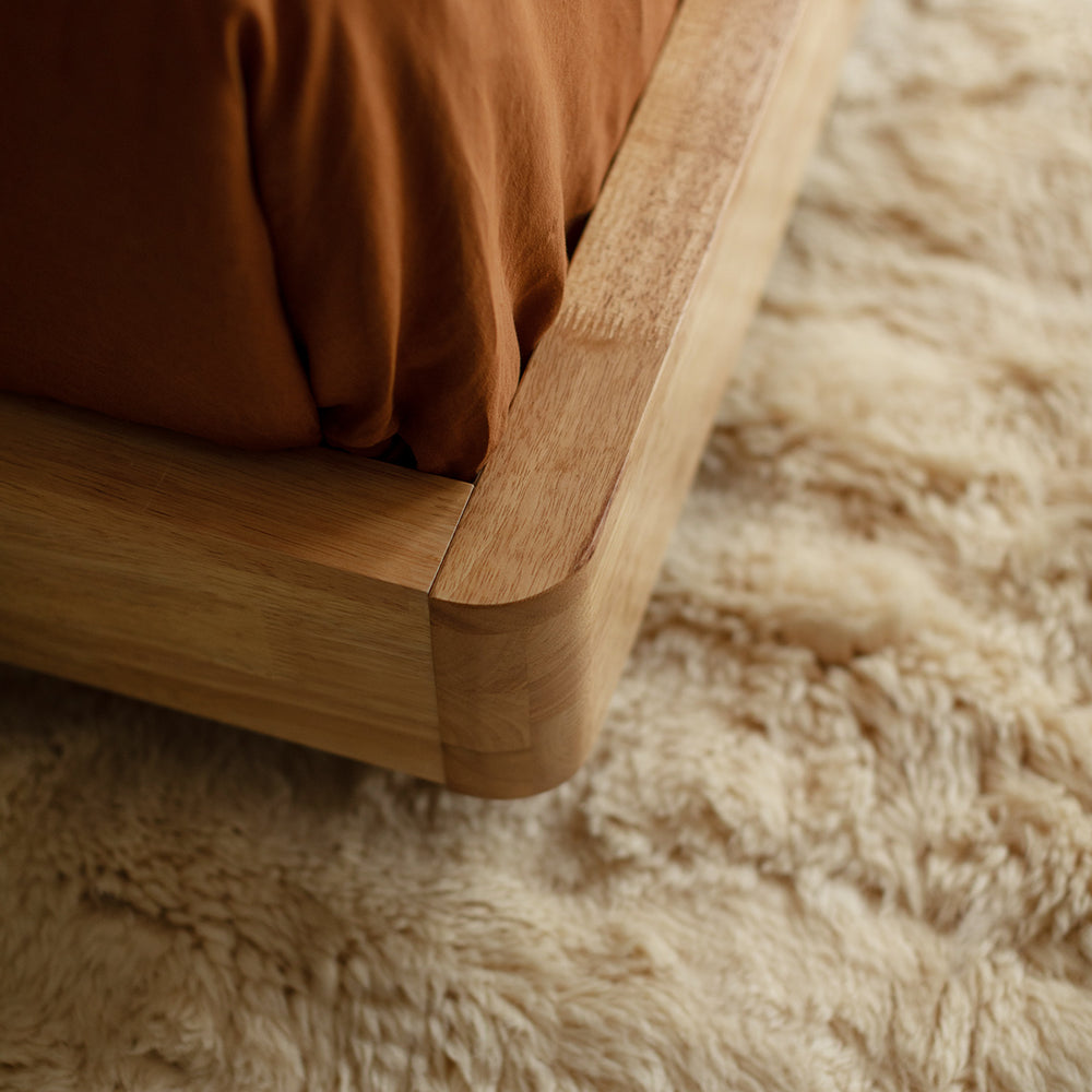 Kami Timber Platform Double Bed Frame