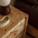 Valentina Burlwood Bedside Table