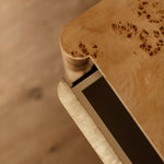 Valentina Burlwood Bedside Table