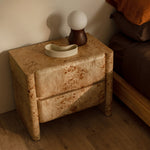 Valentina Burlwood Bedside Table