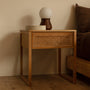 Avalon Rattan Bedside Table - Oak