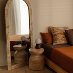 Santino Side Table (Travertine Finish)