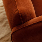 Terracotta Textured Velvet