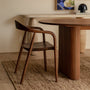 Noris Timber Dining Chair - Walnut