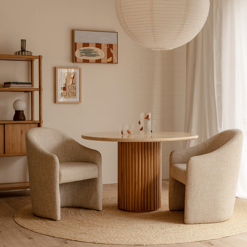 Cream Textured Weave