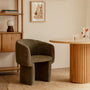 Adele Dining Chair - Sage Velvet Cord