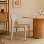 Sofia Dining Chair - Cream Textured Weave