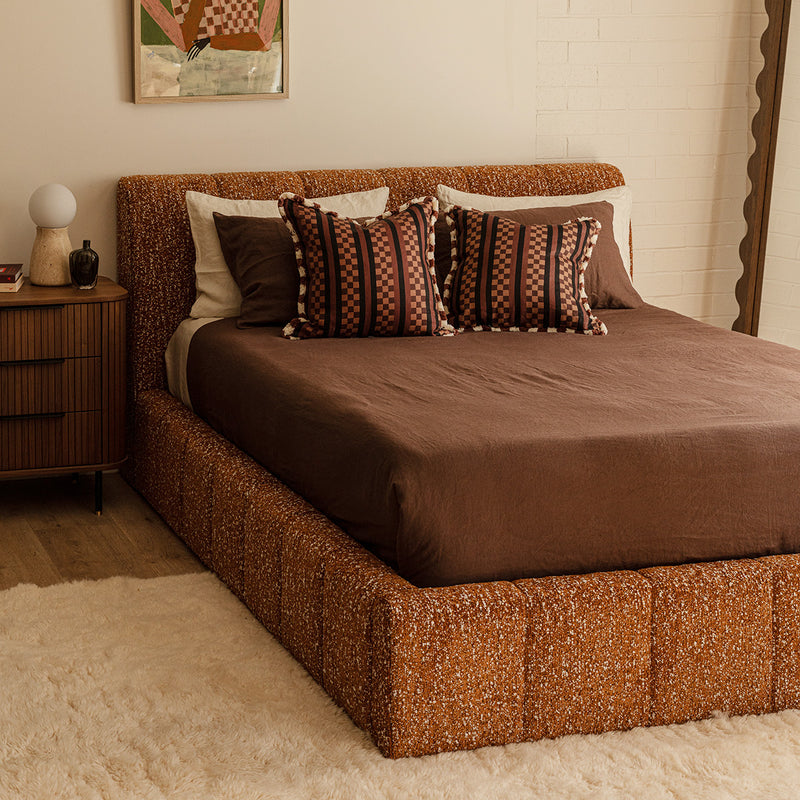 Terracotta Mixed Boucle