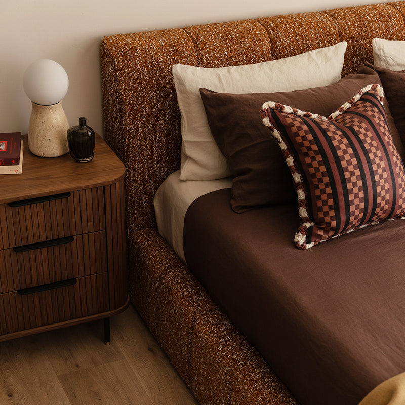 Terracotta Mixed Boucle