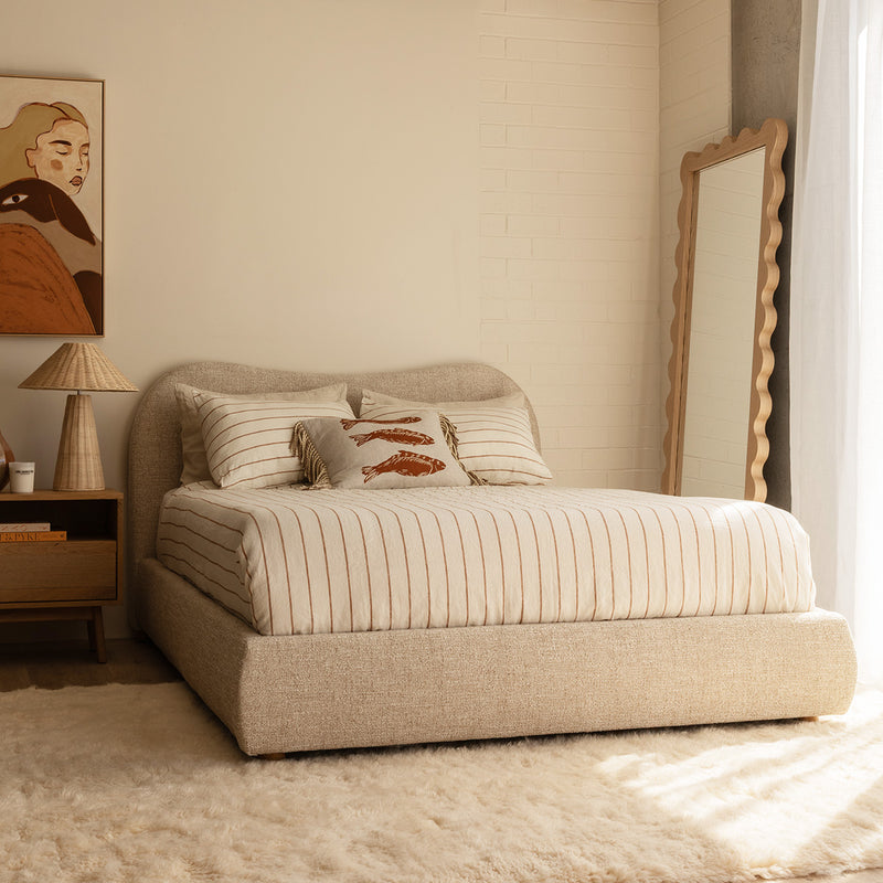 Cream Textured Weave