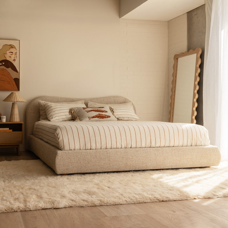 Cream Textured Weave