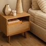 Arigato Timber Bedside Table - Oak