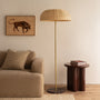Valentina Marble Floor Lamp - Rosso Levanto Marble