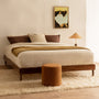 Marlo King Bed Frame - Walnut