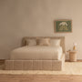 Allocco Queen Bed - Cream Textured Weave