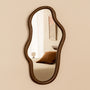 Sorrento Organic Wall Mirror - Walnut / 90 x 50cm
