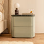 Carmella Marble Bedside Table - Azure / Verde Marble
