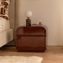 Pablo Bedside Table - Burgundy