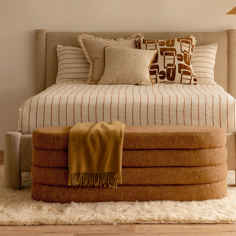 Caramel Textured Weave