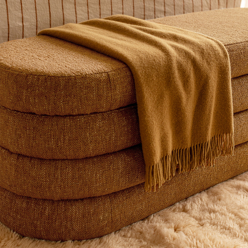 Caramel Textured Weave