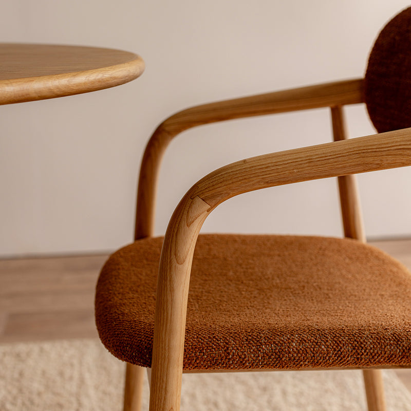 Caramel Textured Weave / Ash