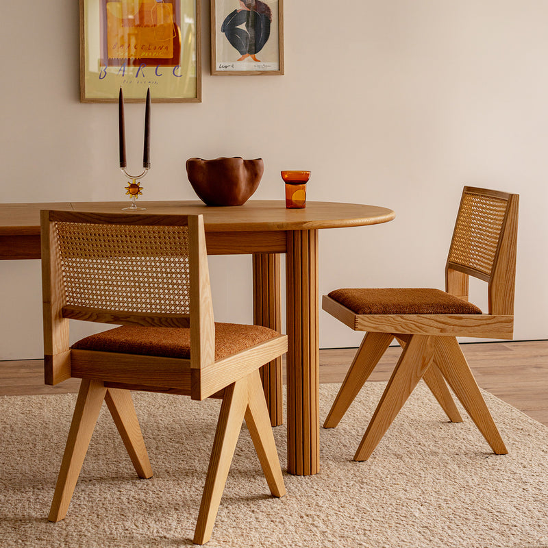 Caramel Textured Weave / Ash