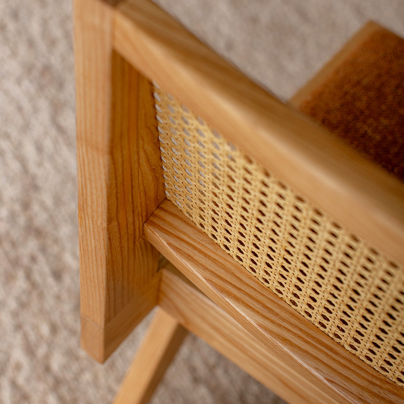 Caramel Textured Weave / Ash