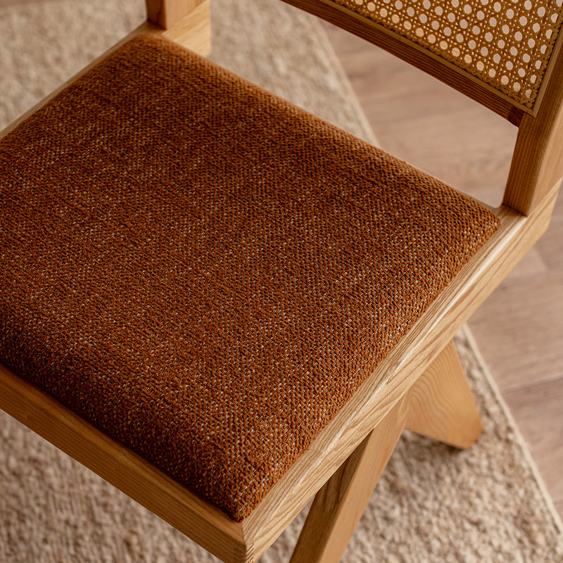 Caramel Textured Weave / Ash