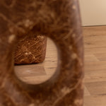 Azzurra Console (Emperador Chocolate Brown Marble Finish)