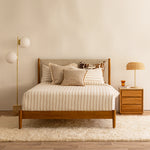 Travertine / Oak