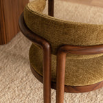 Olive Textured Weave / Walnut