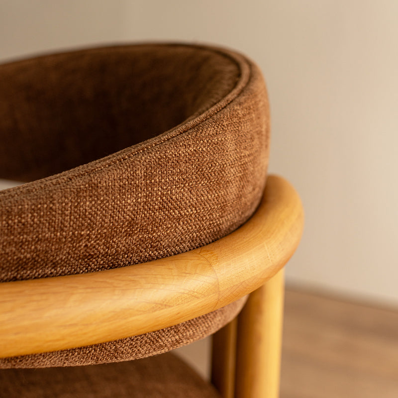 Walnut Textured Weave / Oak