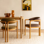 Olive Textured Weave / Oak