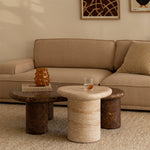 Azzurra Coffee Table (Emperador Chocolate Brown Marble Finish)