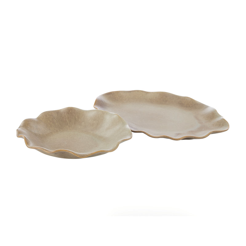 Fluid Dish (Grey Beige)