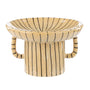 Sabi Stripe Decor Dish Large (Beige & Black) - Sabi Stripe Decor Dish Large (Beige & Black)