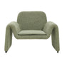 Melvia Fabric Armchair - Green