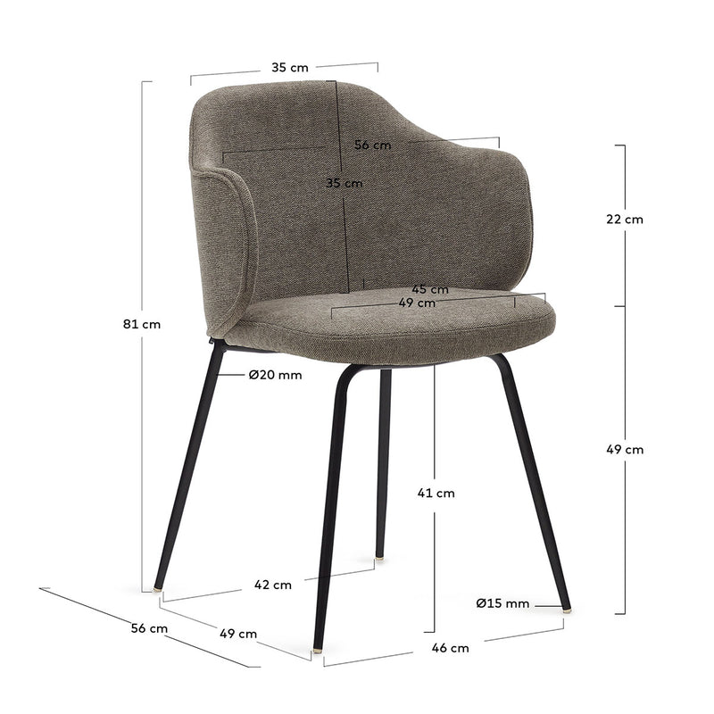 Yunia Chenille Chair