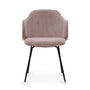 Yunia Corduroy Chair - Pink