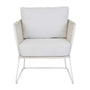Cabana Sleigh Occasional Chair - Snow / Chalk