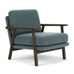 Forest Dust Blue Fabric