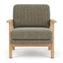Archie Oak Armchair - Free Sage Velvet Cord / Oak