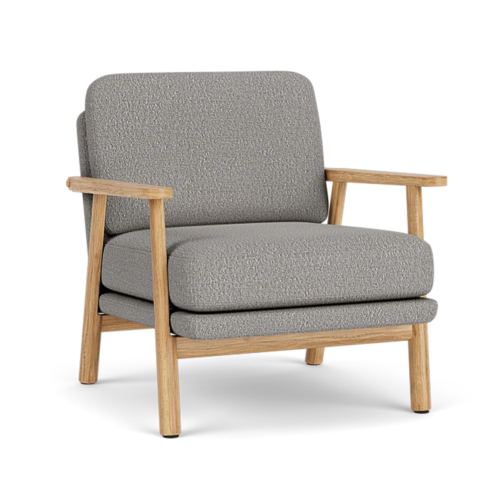 Maya Warm Grey Boucle / Oak