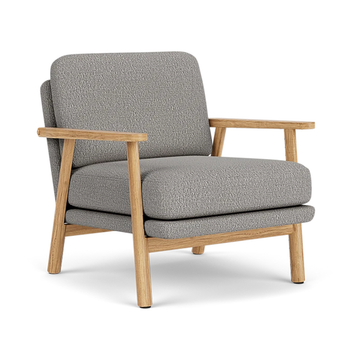 Maya Warm Grey Boucle / Oak