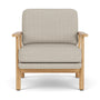 Archie Oak Armchair - Nola Sand Weave / Oak