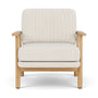 Archie Oak Armchair - Free Dune Velvet Cord / Oak