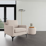 Maya Cream Boucle / Black Matt PC Steel