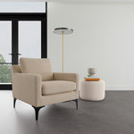 Pasha Dune Boucle / Black Matt PC Steel